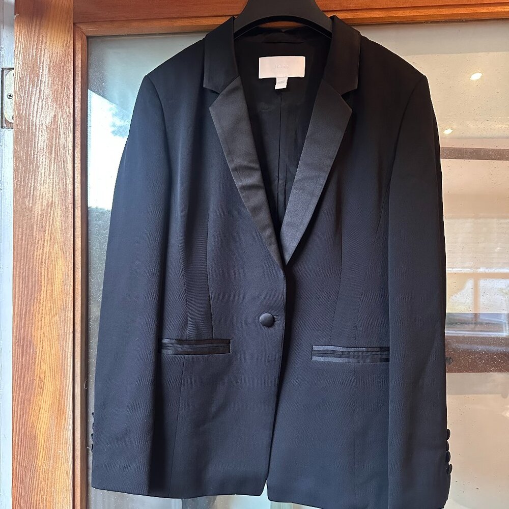 Hugo Boss Wool Tuxedo Blazer